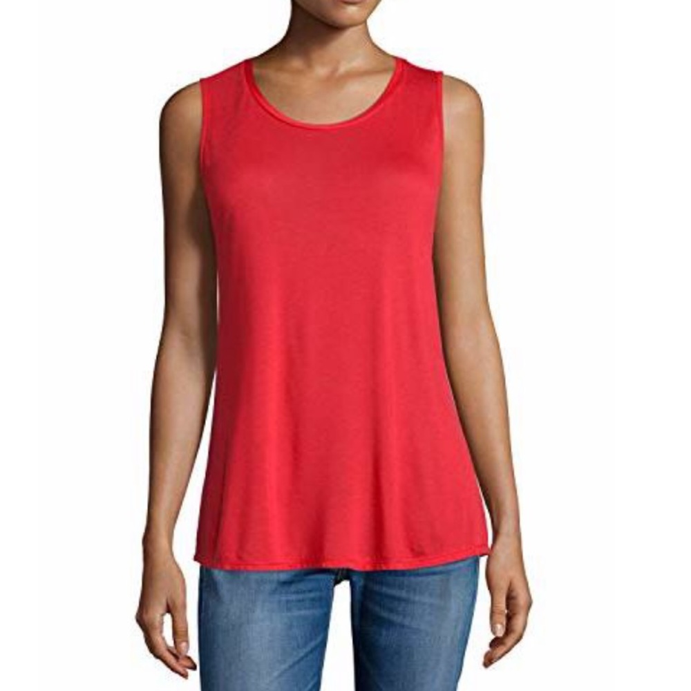 Rag & Bone red sleeveless T-shirt